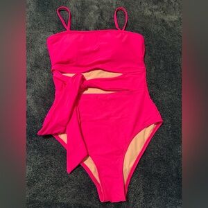 Vibrant Pink One-Piece Swimsuit